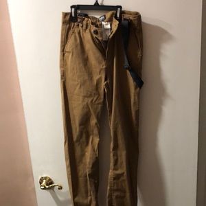 NWOT Boys OshKosh suspender khakis